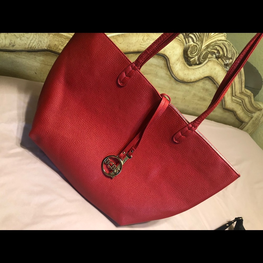 Red large Tote BCBG